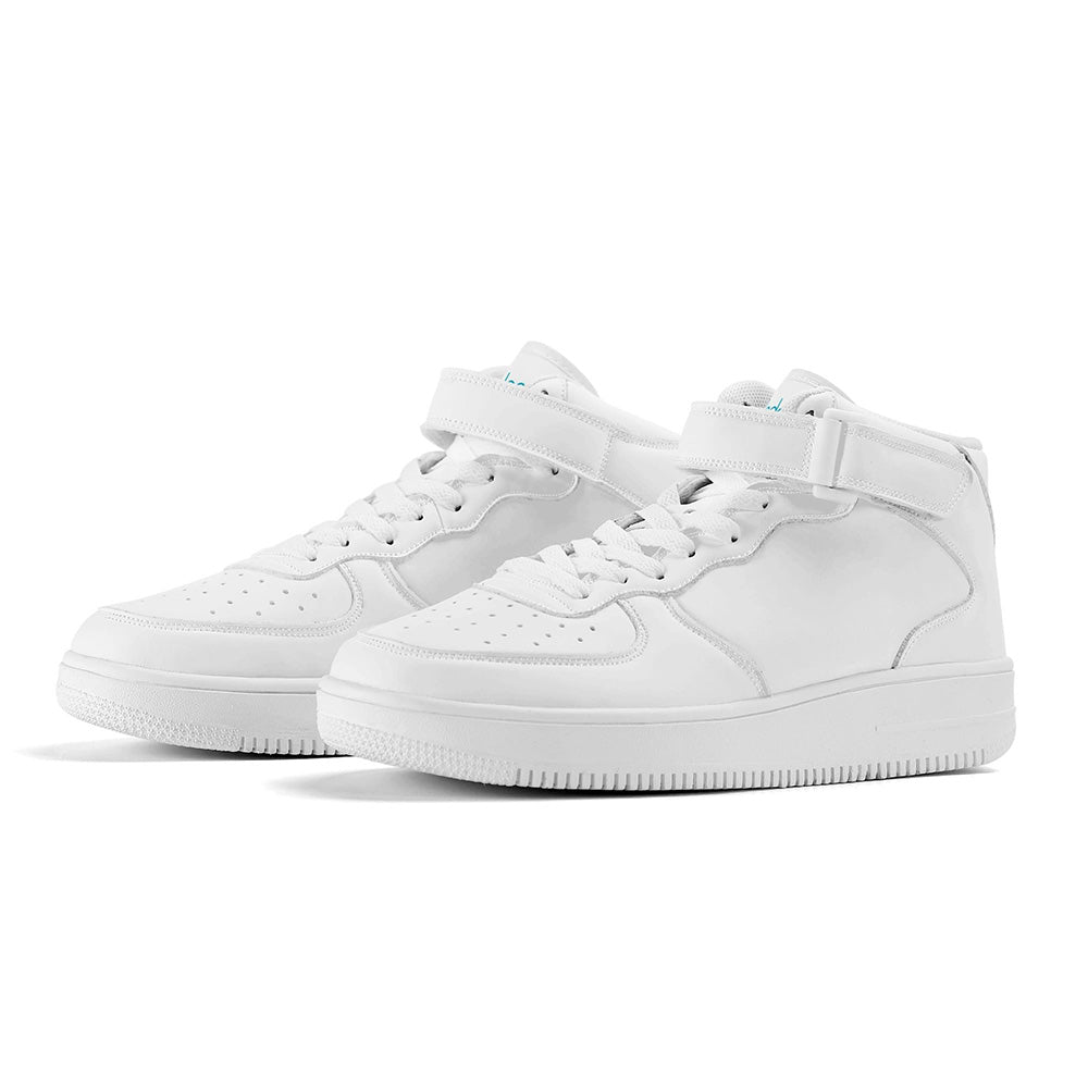 02 N-白PUハイカットスニーカー – Ladeco Store 02 N-白PUハイカットスニーカー – Ladeco Store