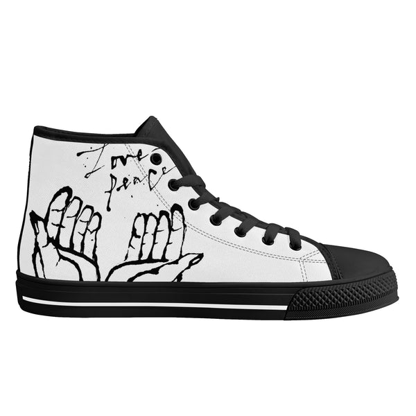 Graffiti shop gami black canvas high (white)